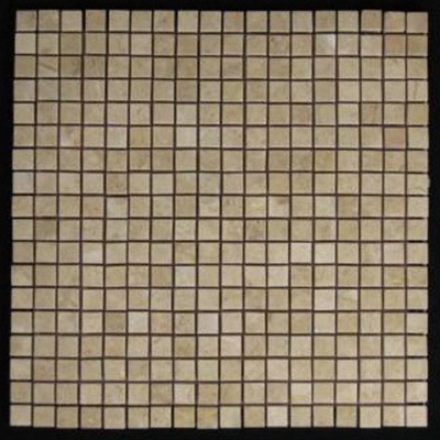 Crema Marfil Marble 5/8x5/8 Mosaic Tile Polished