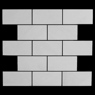 Bianco Dolomiti Marble Italian White Dolomite 3x6 Marble Subway Tile Polished