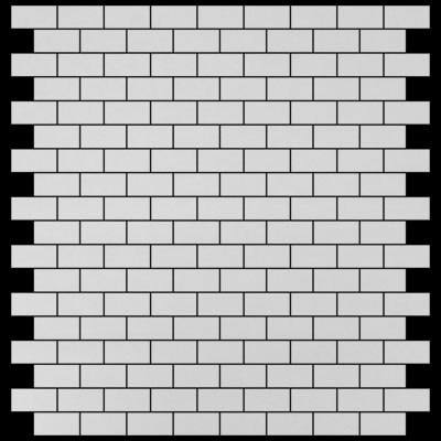 Bianco Dolomiti Marble Italian White Dolomite Mini Brick Mosaic Tile Polished