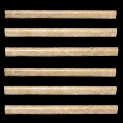 Light Emperador Marble Bullnose Pencil Molding Polished